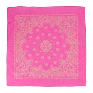 CTM Metallic Gold Paisley Print Bandana